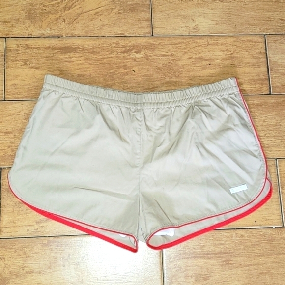 Christian Dior Men Khaki and Red Elastic Waist Drawstring Lined Shorts S… - Picture 1 of 10